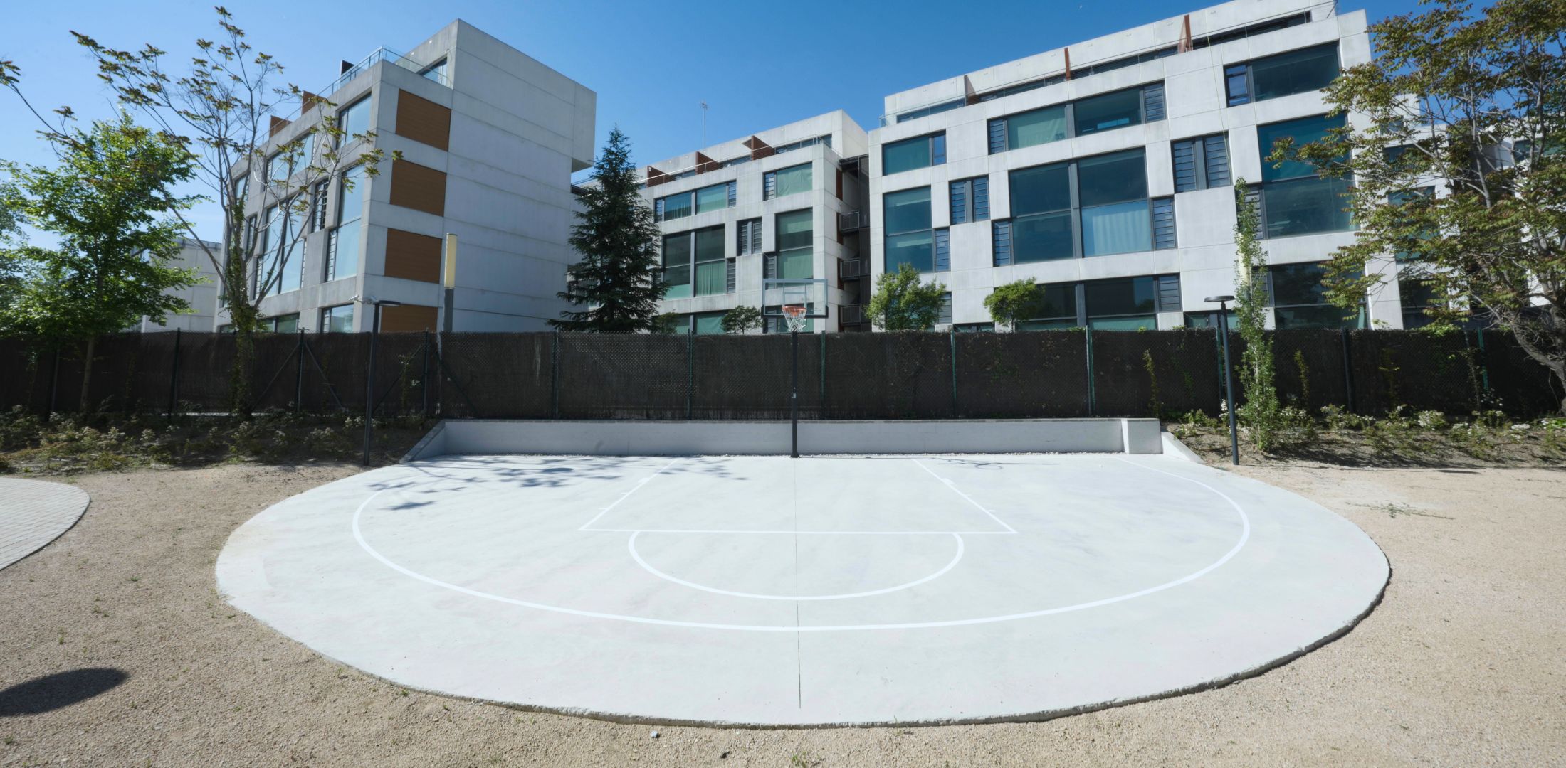 Cancha de baloncesto en Calido Alcobendas